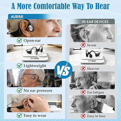 🌎Ends Today: 83% OFF!⏰🏆GluCent®  Bone Conduction Smart Hearing Headphones （Mayo Clinic Recommended）